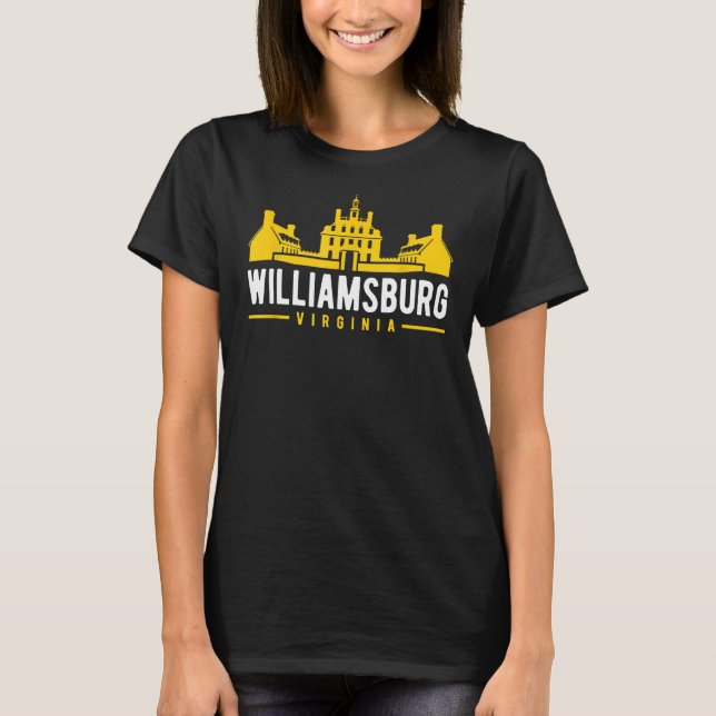 Colonial Williamsburg Virginia Design T-Shirt (Vorderseite)