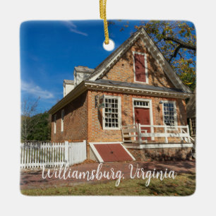 Colonial Williamsburg Virginia Keramikornament