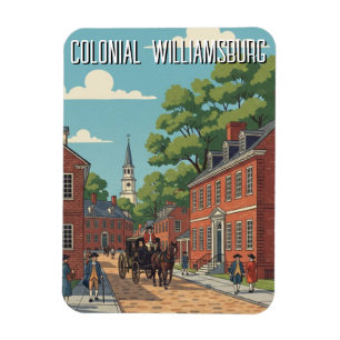 Colonial Williamsburg Virginia Reise Magnet