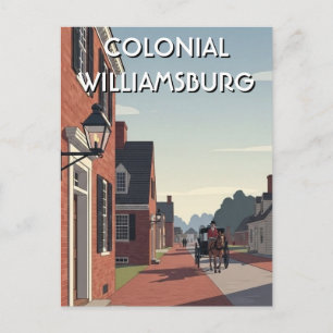 Colonial Williamsburg Virginia Souvenir Postkarte