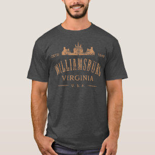 Colonial Williamsburg Virginia Vintag beunruhigt T-Shirt