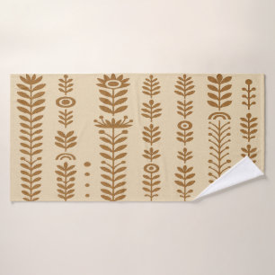 Colonnes botaniques Brown beige et terre