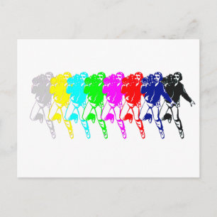Color Bar Cameramen Postkarte