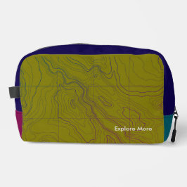 Color Block Explore More Ditty Bag Waschbeutel