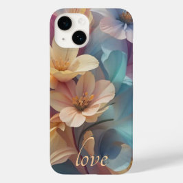 Color Blume Mit Monogramm Case - Mate iPhone Case