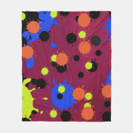 Color Bomb Pattern Fleecedecke