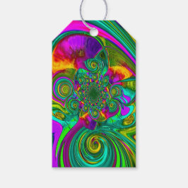 "Color Coded Wirbel" Geschenketags mit Garn Geschenkanhänger