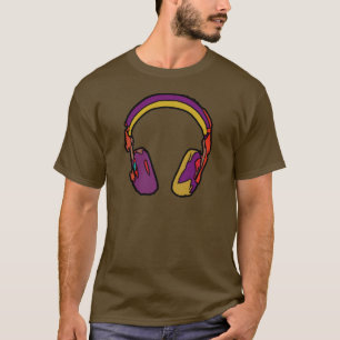 Color Dj Kopfhörer T-Shirt