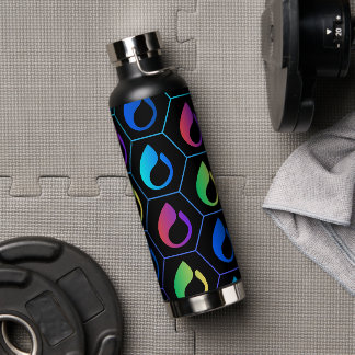 Color Drops Water Bottle Trinkflasche