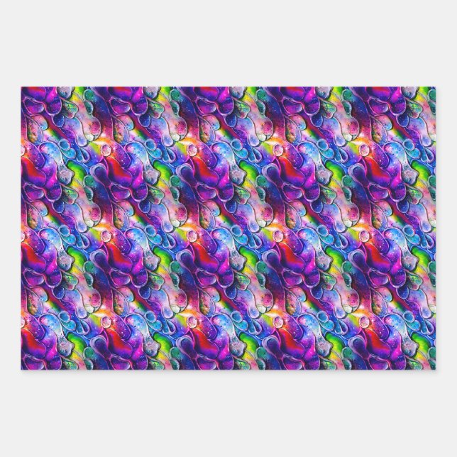 Color Explosion 1 Geschenkpapier Set (Vorderseite)