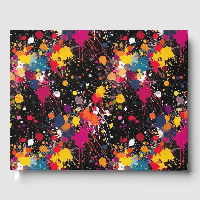 Color Explosion Gästebuch (Vorderseite)
