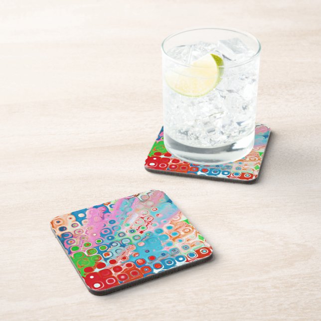 Color Explosion Getränkeuntersetzer (Rechte Seite)