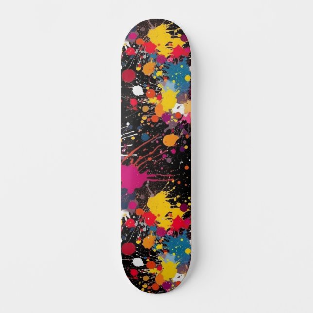 Color Explosion Skateboard (Vorderseite)
