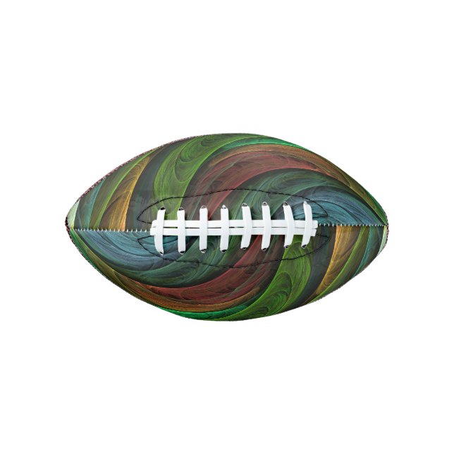 Color Glory Modern Abstract Art Pattern Elegant Football (Vorderseite)