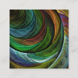 Color Glory Modernes Abstraktes Kunstmuster Elegan Begleitkarte