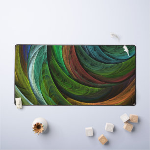 Color Glory Modernes Abstraktes Kunstmuster Elegan Schreibtischunterlage