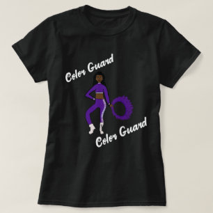 Color Guard T-Shirt Lila Weiß