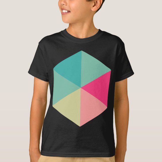 Color Hexagon 02 T-Shirt (Vorderseite)