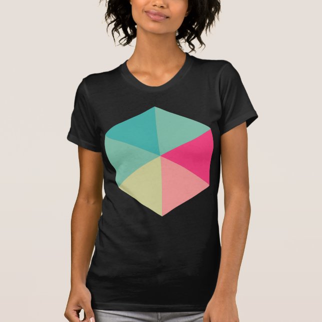 Color Hexagon 02 T-Shirt (Vorderseite)