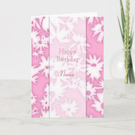 Color Me Daisers Rose Carte Anniversaire
