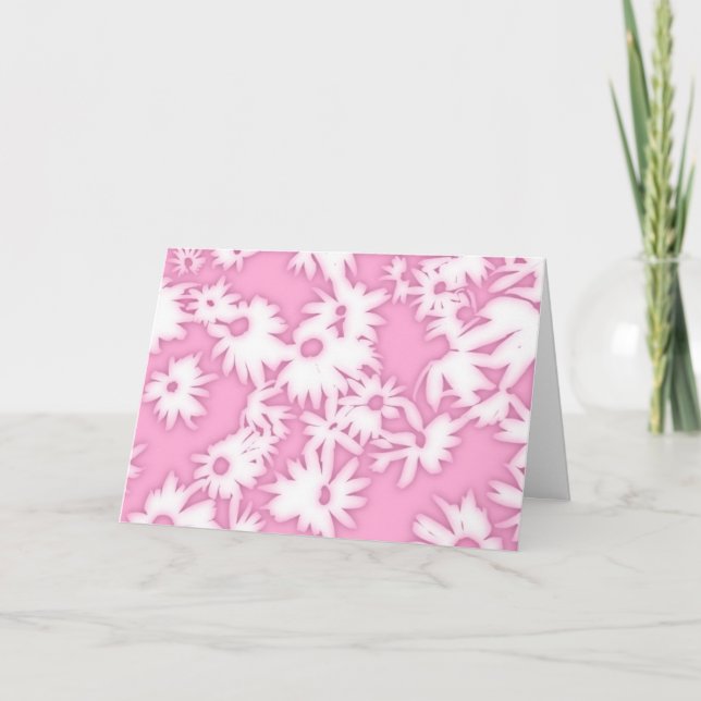 Color Me Daisers Rose Carte Anniversaire (Devant)