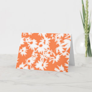 Color Me Daisies Mandarin Orange Carte Anniversair