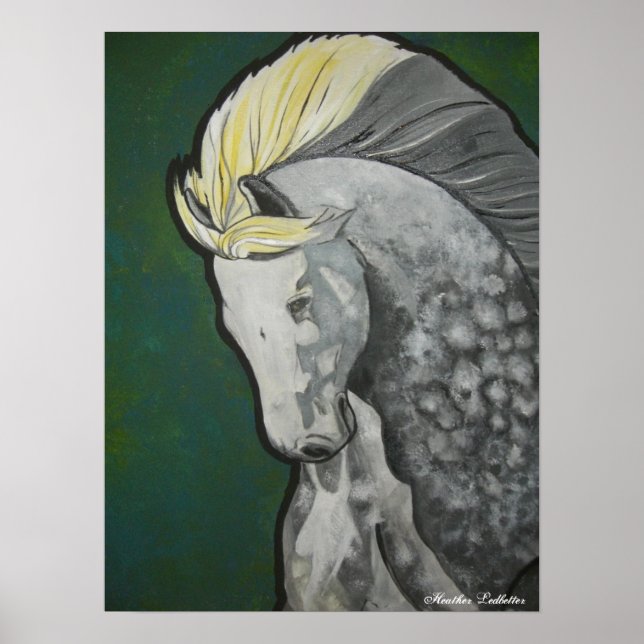 Color me Dapple by Heather Ledbetter Poster (Vorne)