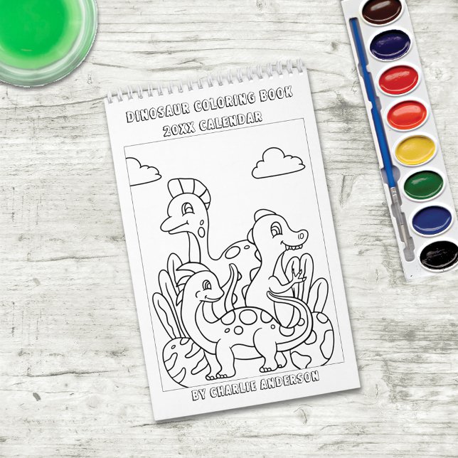 Color Me Dinosaurier | Kinderfarbbuch Kalender (Von Creator hochgeladen)