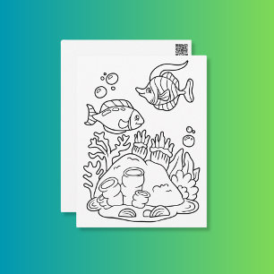 Color Me Fish Duo   Cartes d'activités pour enfant