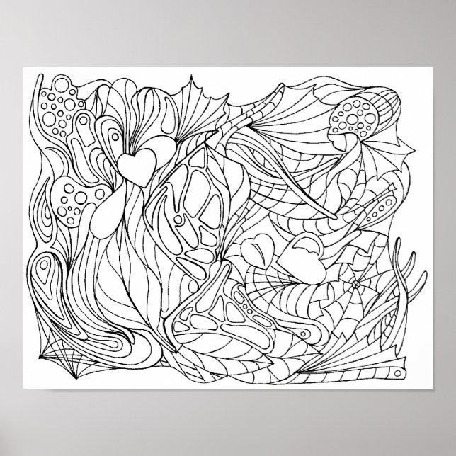 *Color-Me-Zen 9 Poster (Vorne)