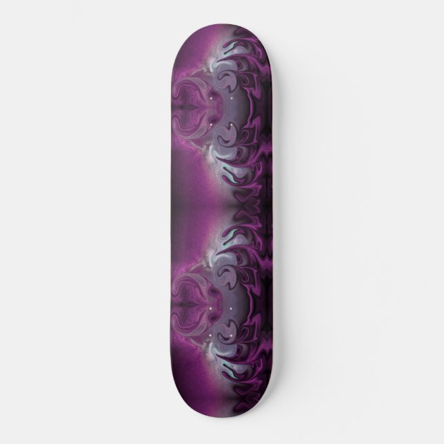 color morado remolino skateboard (Vorderseite)