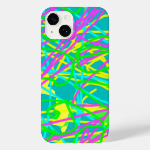 Color My Dreams Scribble Muster Ausdrucksstarke Kü Case-Mate iPhone 14 Hülle