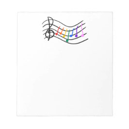 Color My World Notepad Notizblock