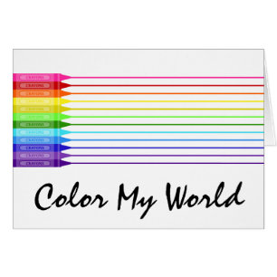 Color My World Rainbow Crayons