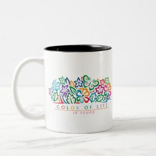 COLOR_of_life Zweifarbige Tasse