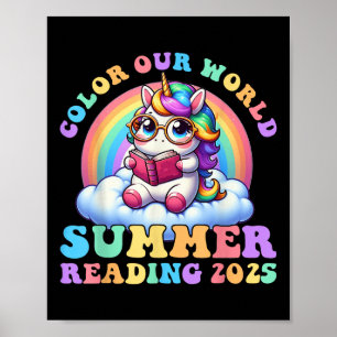 Color Our World Summer 2025 Reading Program Unicor Poster