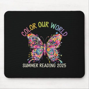 Color Our World Summer Reading Program 2025 Butter Mousepad