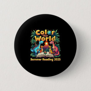Color Our World Summer Reading Program Rainbow 202 Button
