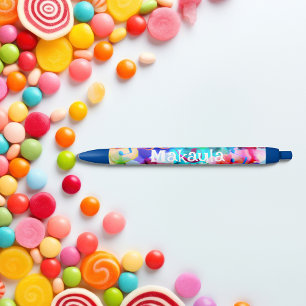 Color Pop Musikalische Notation Mit Monogramm Kugelschreiber