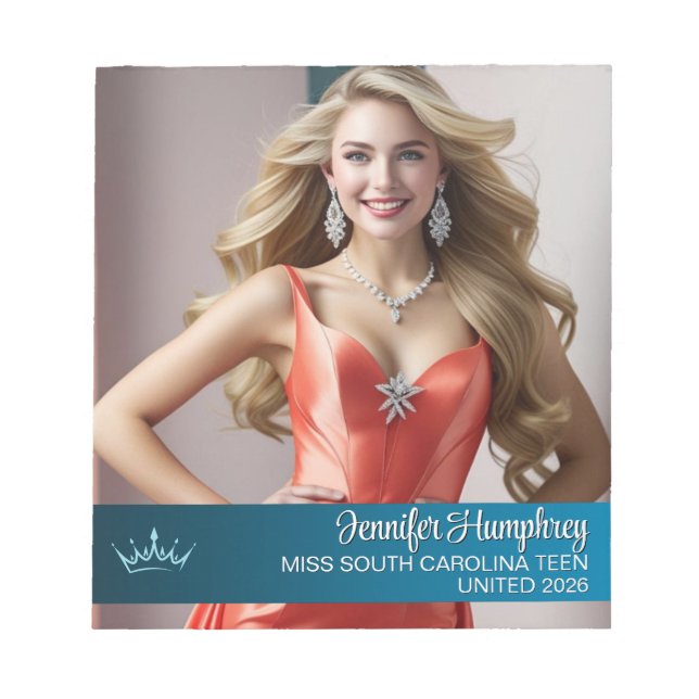 Color Pop Pageant Autograph Pad Notepad Notizblock (Vorderseite)