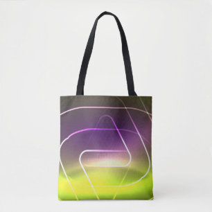 Color shiny neon lights background with abstract l tasche