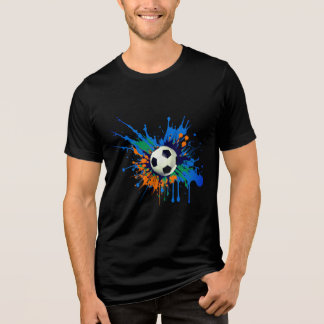 Color Splash Football Tri-Blend Shirt