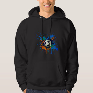 Color Splash Fußball Tri-Blend-Hoodie Hoodie
