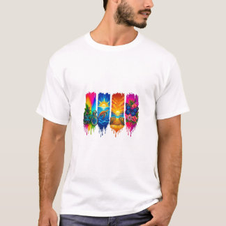 Color Splash Herren T-Shirt 🎨🔥✨ | Kühne Street A