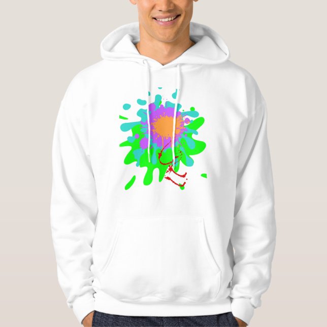 Color Splash hoodie (Vorderseite)