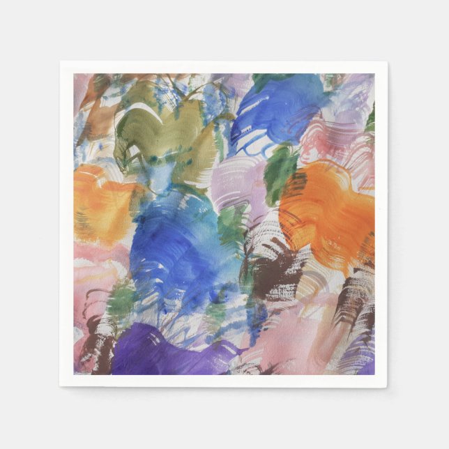 Color Splash Paper Napkin Serviette (Vorderseite)