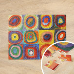Color Study | Wassily Kandinsky<br><div class="desc">Fine art painting titled Color Study, Squares with Concentric Circles (1913) by Russian artist Wassily Kandinsky. Original artwork is a colorful abstract study made with watercolor, gouache and crayon on paper.
Use the design tools to add custom text or personalize the image.</div>