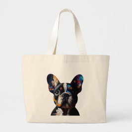 Color Theory Frenchie Jumbo Stoffbeutel