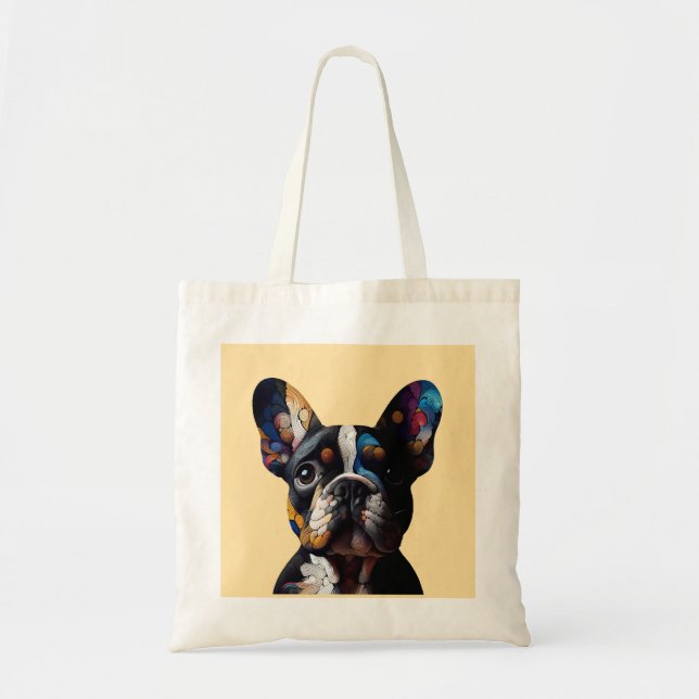 Color Theory Frenchie Tragetasche (Vorne)
