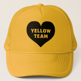 Color War Yellow Team Hat Truckerkappe